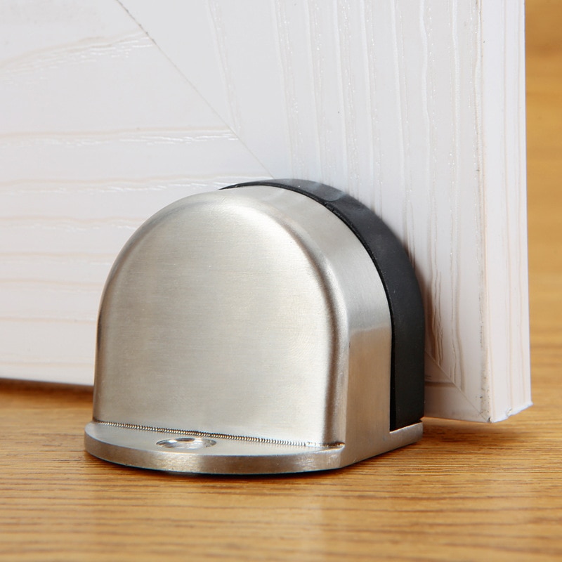 Sticker Stopper Punch Free Sticker Stainless Steel Rubber Door Sto... – Grandado
