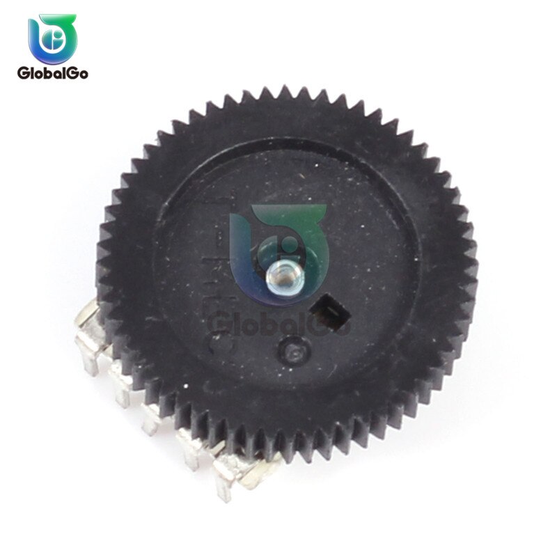 10pcs/Lot A103 10K Duplex Gear Potentiometer Dial for Radio MP3/MP4 Volume Adjustment Switch Potentiometers 16x2mm