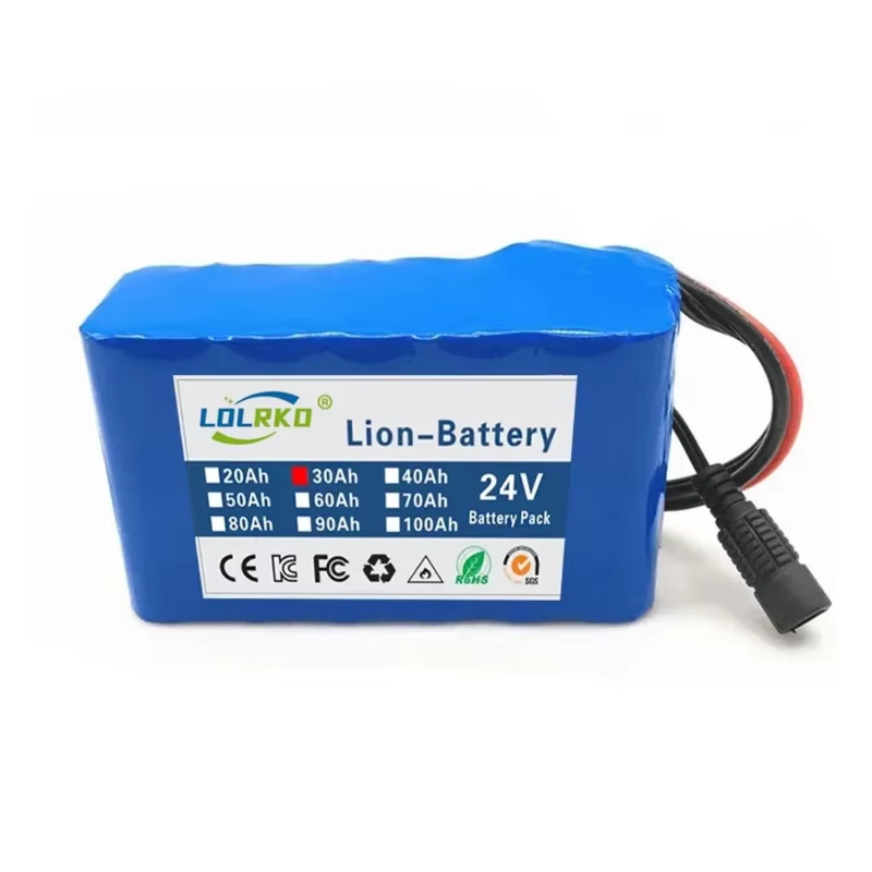 50000 mAh 24 v 6s2p Lithium Batterij 50Ah 18650 Oplaadbare Batterij Li Ion Batterij Met Chargerr