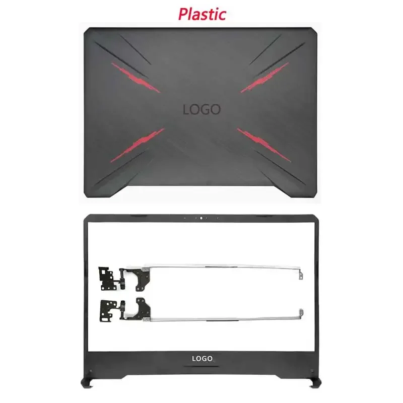 For ASUS TUF FX505 FX505G FX505D FX86 FX86F FX95 Laptop LCD Back Cover Front Bezel Upper Palmrest Bottom Case Keyboard Hinge