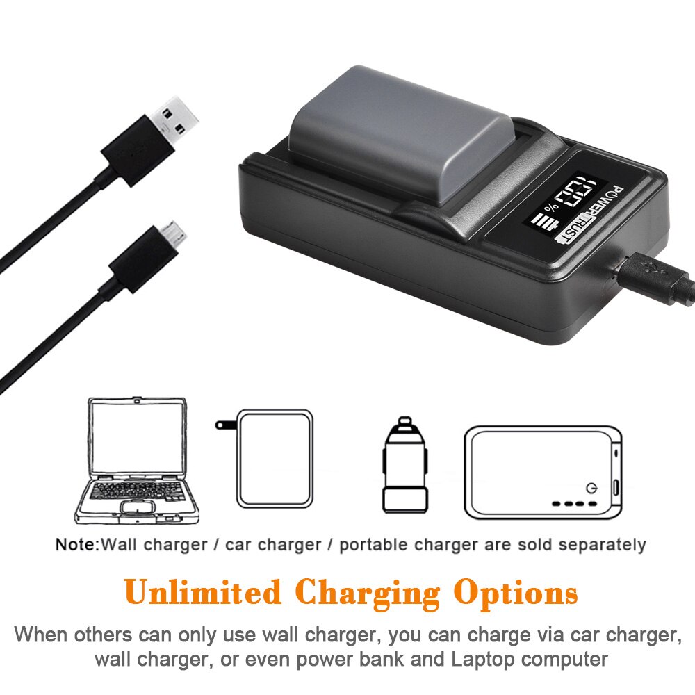 2Pack 1400mAh NB-2L NB-2LH NB2LH Battery + LED USB Charger for Canon PowerShot G7 G9 S30 S40 S45 S50 S60 S70 S80 DC410