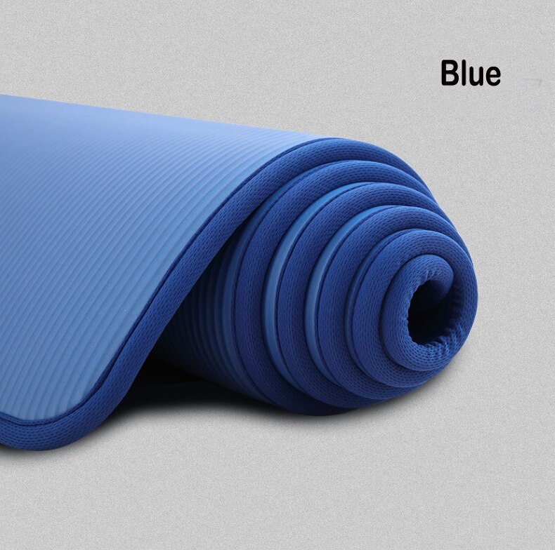 10mm Yoga matt Dicken Yoga Akupressur matt Meditation Anti-Unterhose matt Fitnessstudio Massage Pad Körper Gebäude Yogamat Sport matratze Zu Hause: Blau