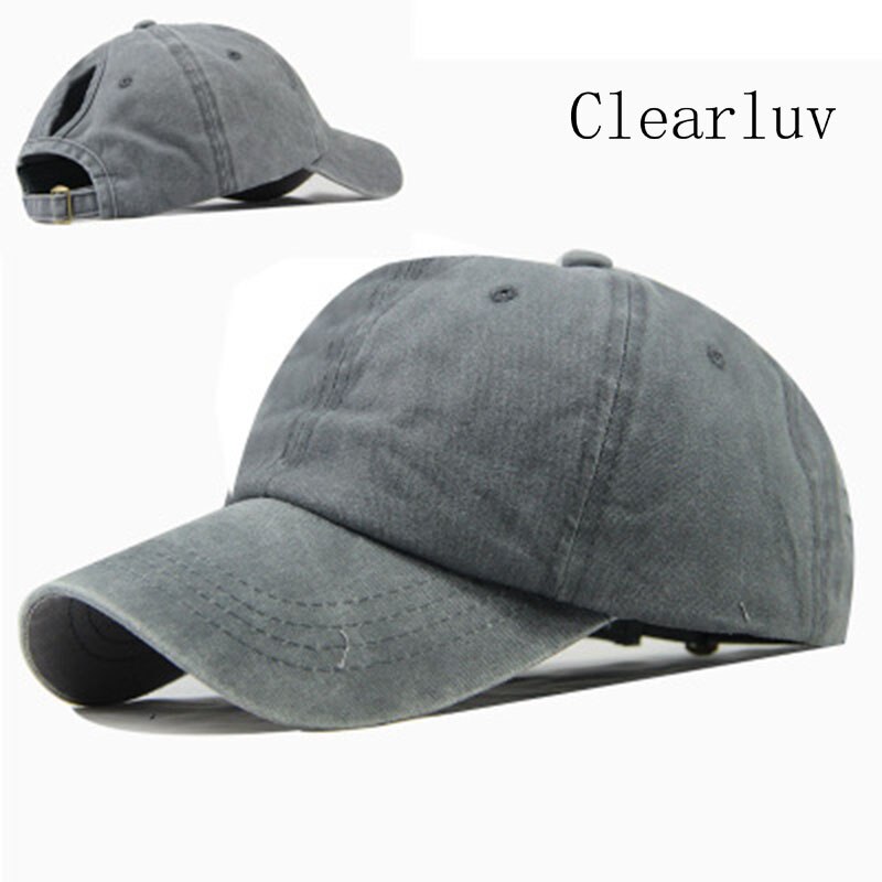 Uformell kvinne baseball lokk mannlig kvinnelig hatt vår baseball lokk til menn ensfarget retro bomull utendørs sommer nødt hatt: Grå