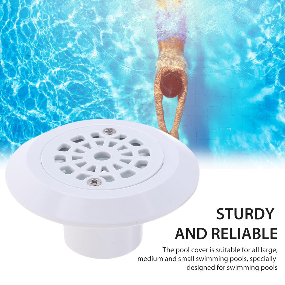 Universal Swimming Pool Main Drain Cover Swimming Pools Accessary White Round Type