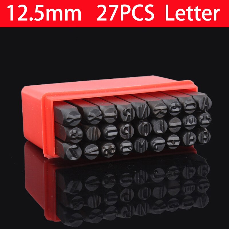 LOGO Stamp Steel Die Metal Stamping kit Punch Tool Number Letter Alphabet Stamps Tools DIY Jewelry Gold Silver Metal leather