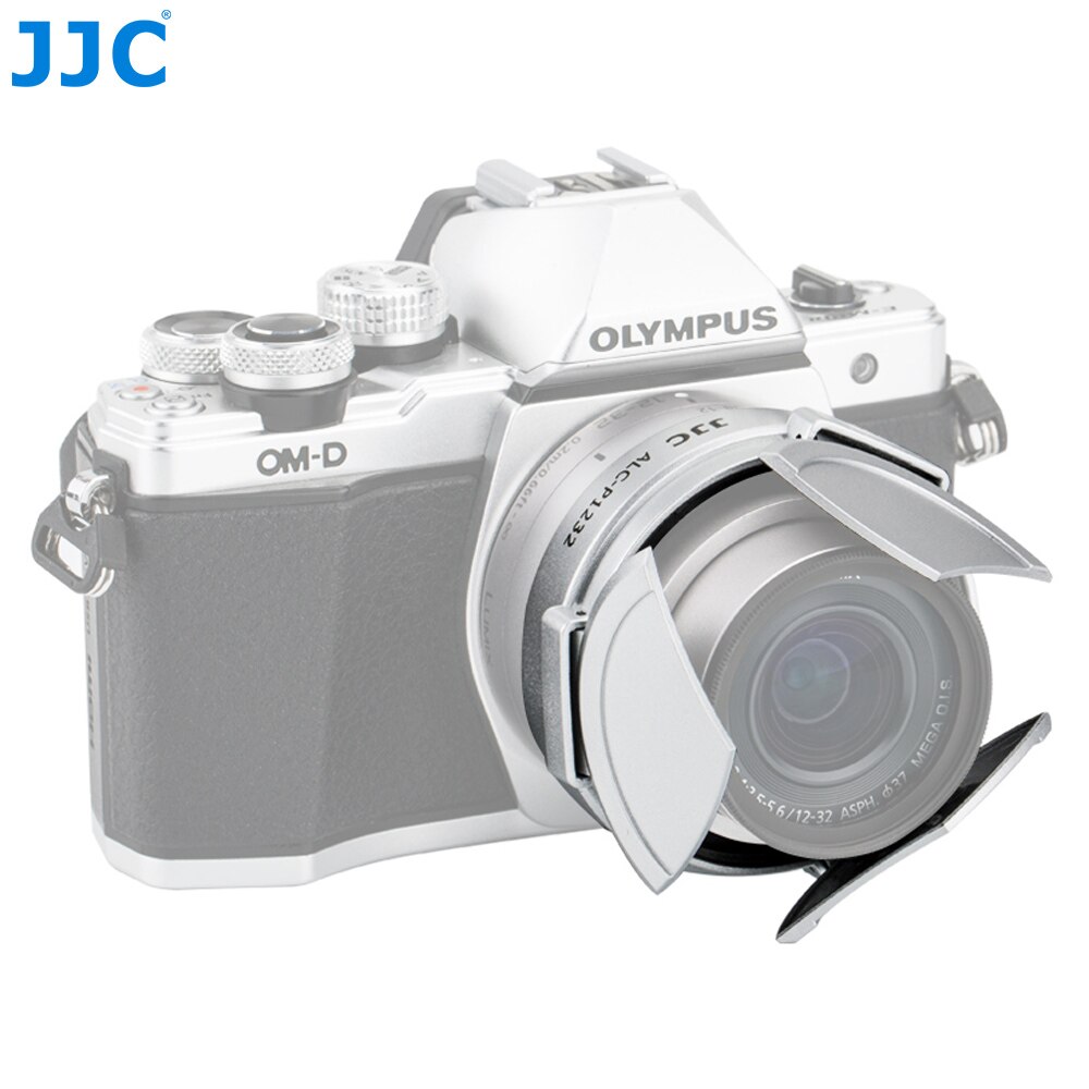 JJC ALC-P1232 automático de cámara tapa de la lente para Panasonic Lumix G Vario HD 12-32mm F3.5-5.6 Mega lentes OIS