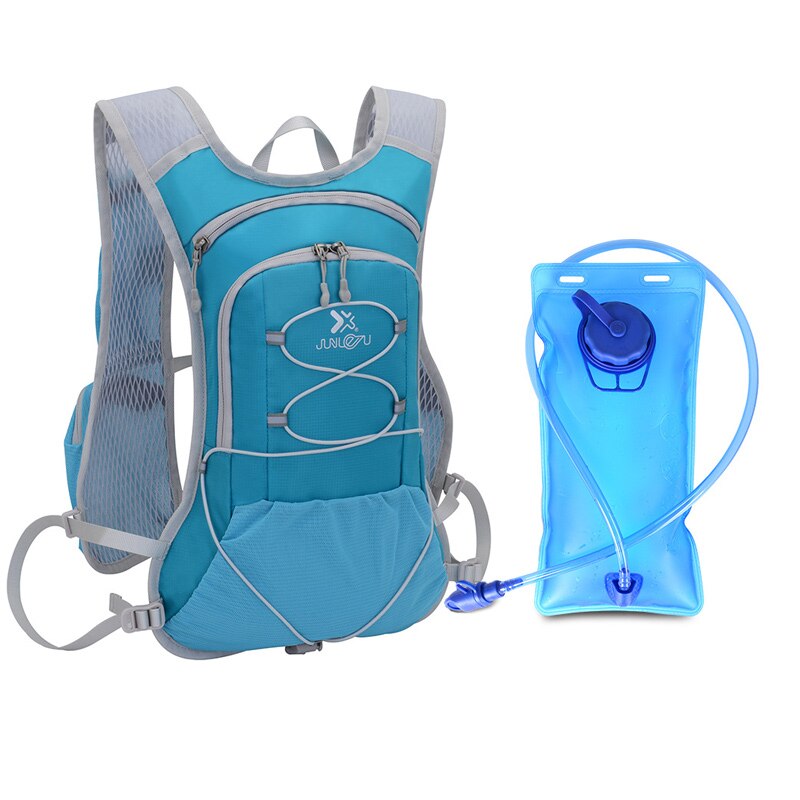 Utomhus cykling ryggsäck med blåsa sport vatten pack resor ryggsäck sport väska camping ridning vandring ryggsäck vatten väska: Blå 1