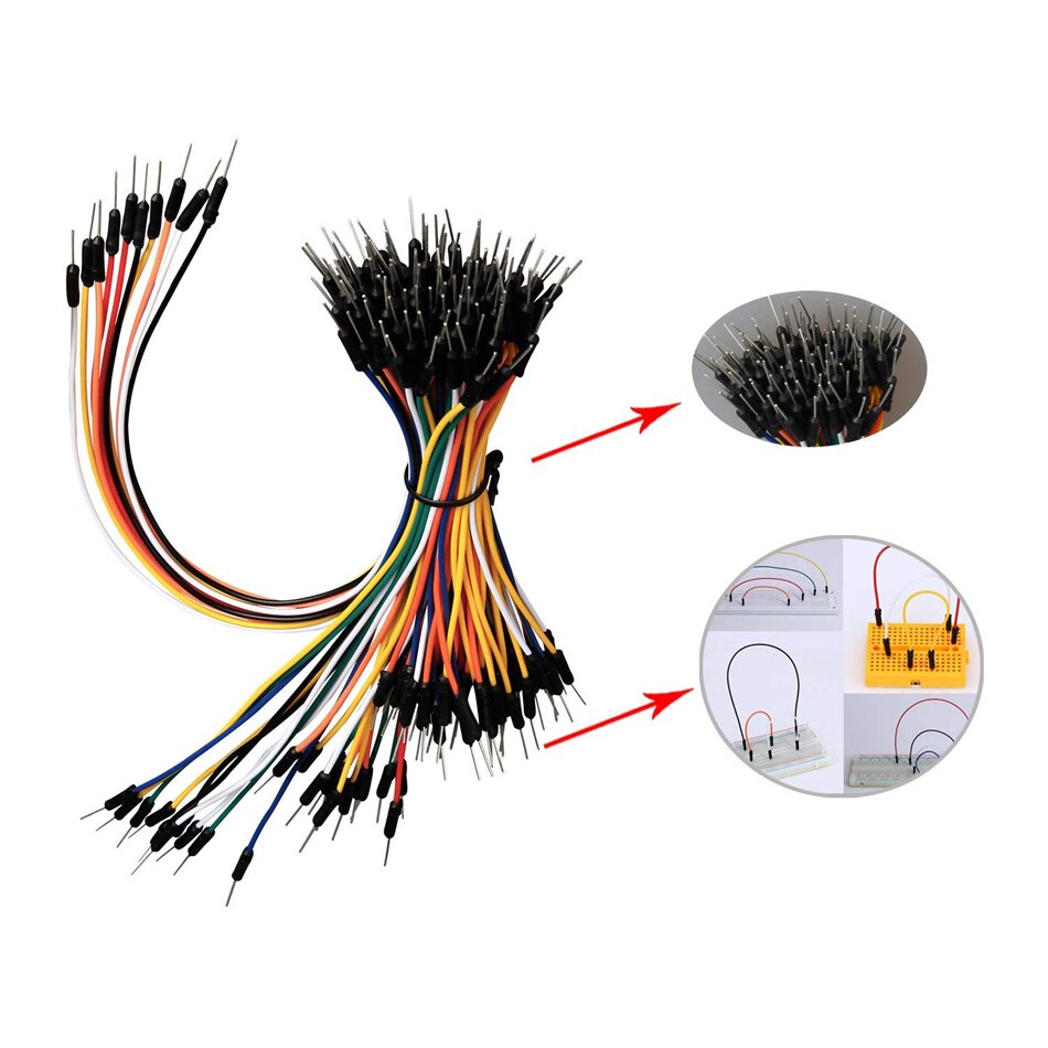130pcs Breadboard Jumper Cables ForJump Code Wire Kit Set Breadboard Wires for arduino raspberry pi dupont wires