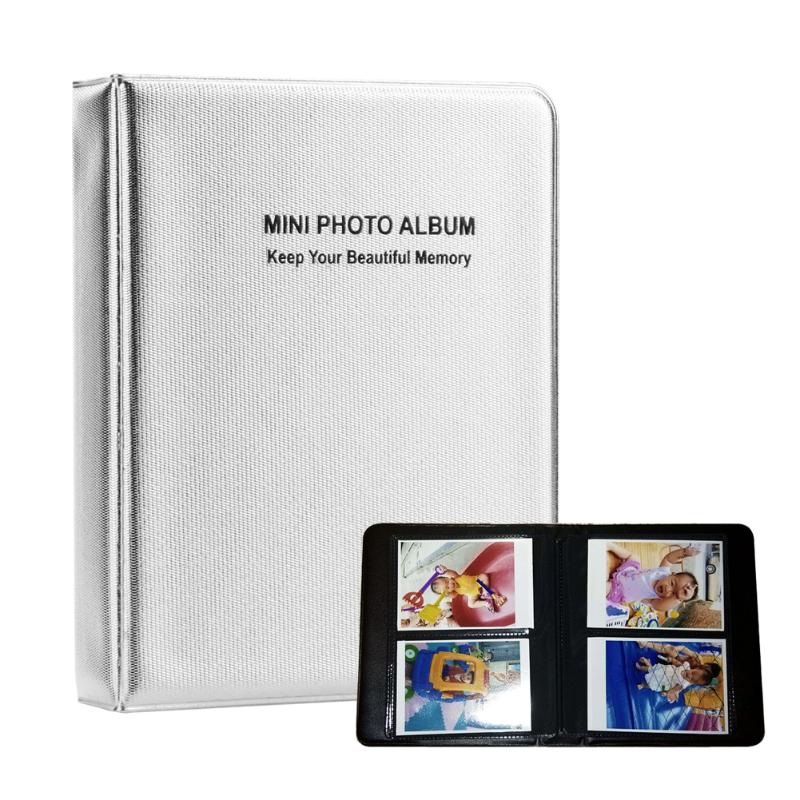 64 zakken Uitvouwbare Album Foto Case voor Mini FujiFilm Instax Instax Mini Film Polaroid 14*11 cm Mini Album