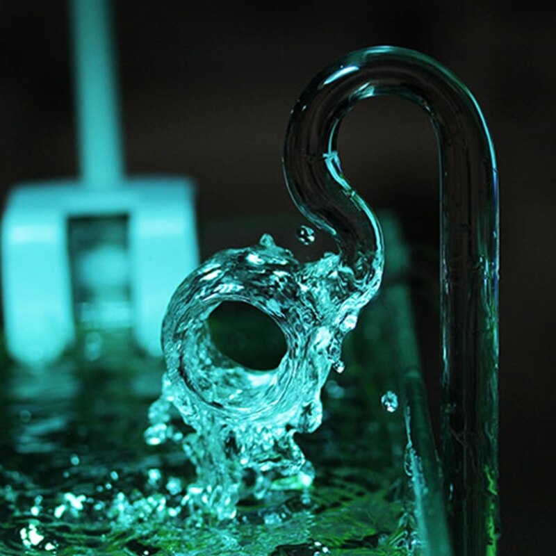 Glass Lily Pipe Spin Outflow and Inflow 10mm 13mm 17mm for Aquarium Planted Tank Landscape Tank Fish Tank Easy to Use