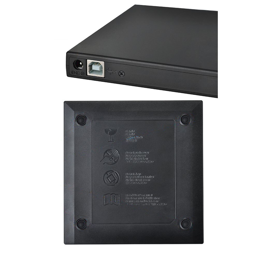 Graveur cd-rw externe usb 2.0 , lecteur dvd-r, lecteur combiné, câble de données super drive, câble d'alimentation pour pc portable