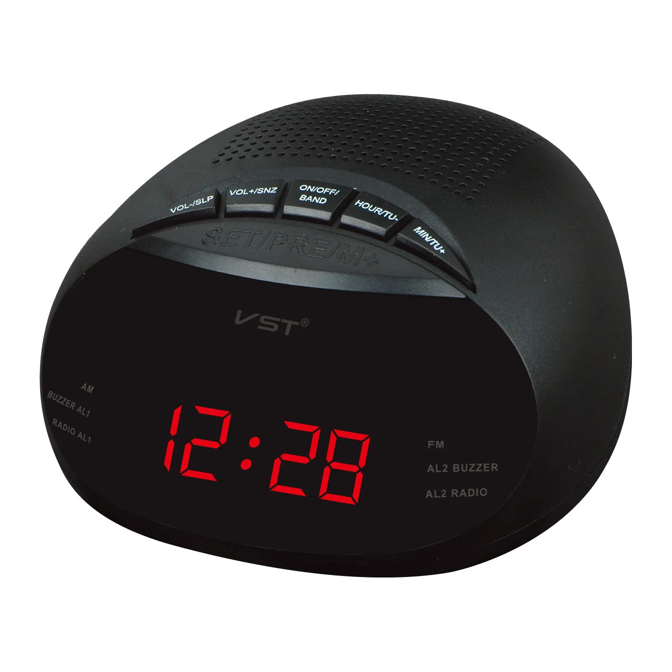 Clock Controlled AM FM Dual Channel LED Radio Alarm Clock Plug in Clock Radio Double Alarm Clock Consumer Electronics