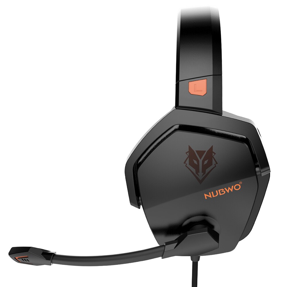 NUBWO N16 Over Ear gamingowy zestaw słuchawkowy z redukcją szumów słuchawki z mikrofonem 3.5mm przewodowa gra słuchawki na PS4 komputer Laptop
