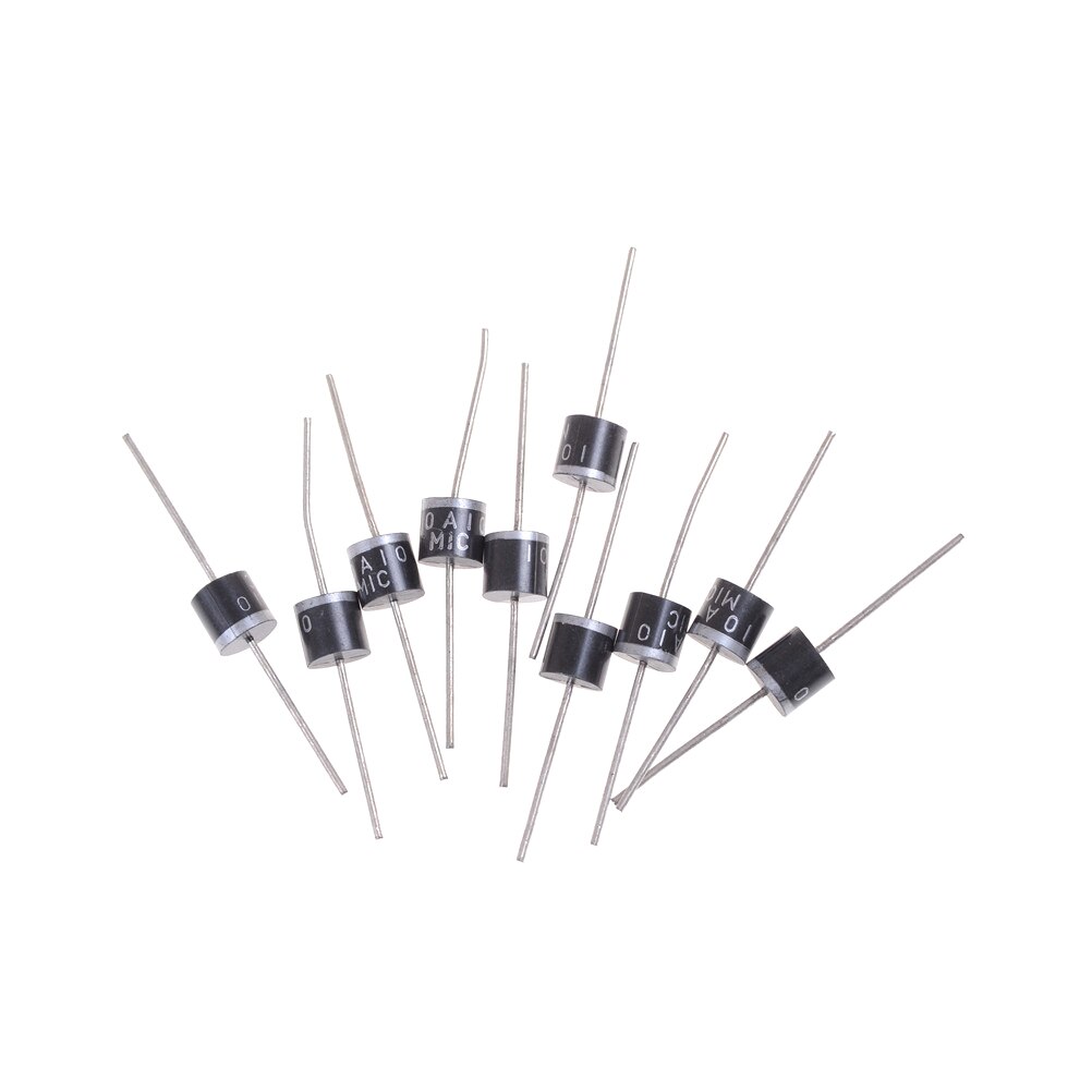 10pcs/lot 10.0 Amp 10a10 Silicon Rectifiers Rectifier Diode 10a 1000v R-6 10.0 Amp Silicon Rectifiers