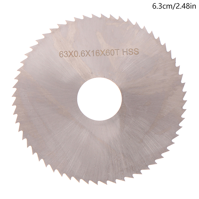 Mini multifunctioneel tafelzaagblad 2.5 inch diameter 63mm amaril harszaagblad elektrisch zaagblad doe-het-zelf elektrisch gereedschap: Goud