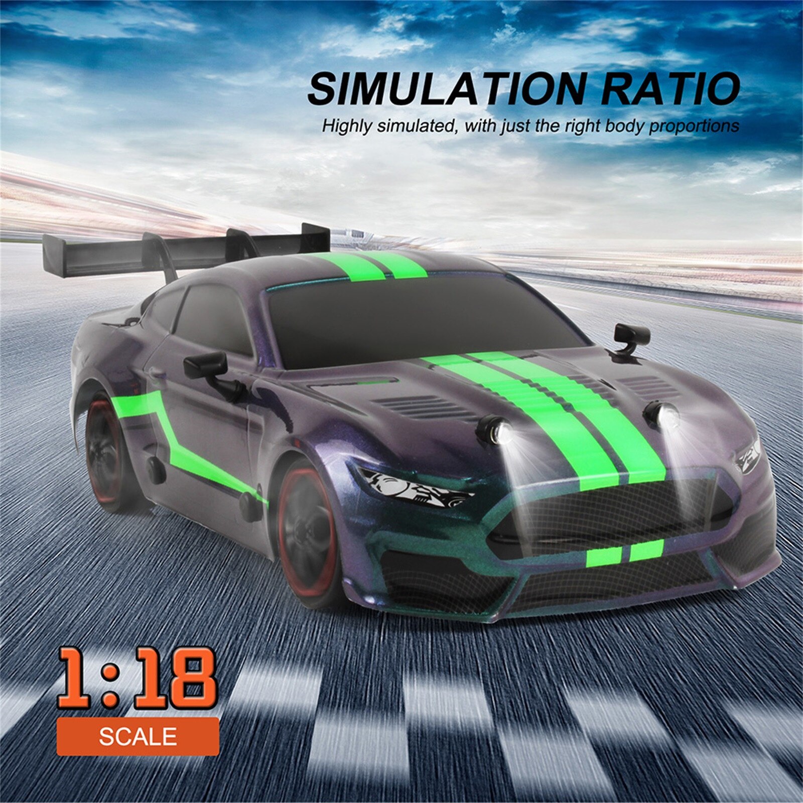 Neue 2,4G Drift vier-Rad Antrieb Rc hoch-Geschwindigkeit Fernbedienung aus-Straße Klettern Auto 360 grad kippen freundlicher Roboter RC Autos Spielzeuge2021