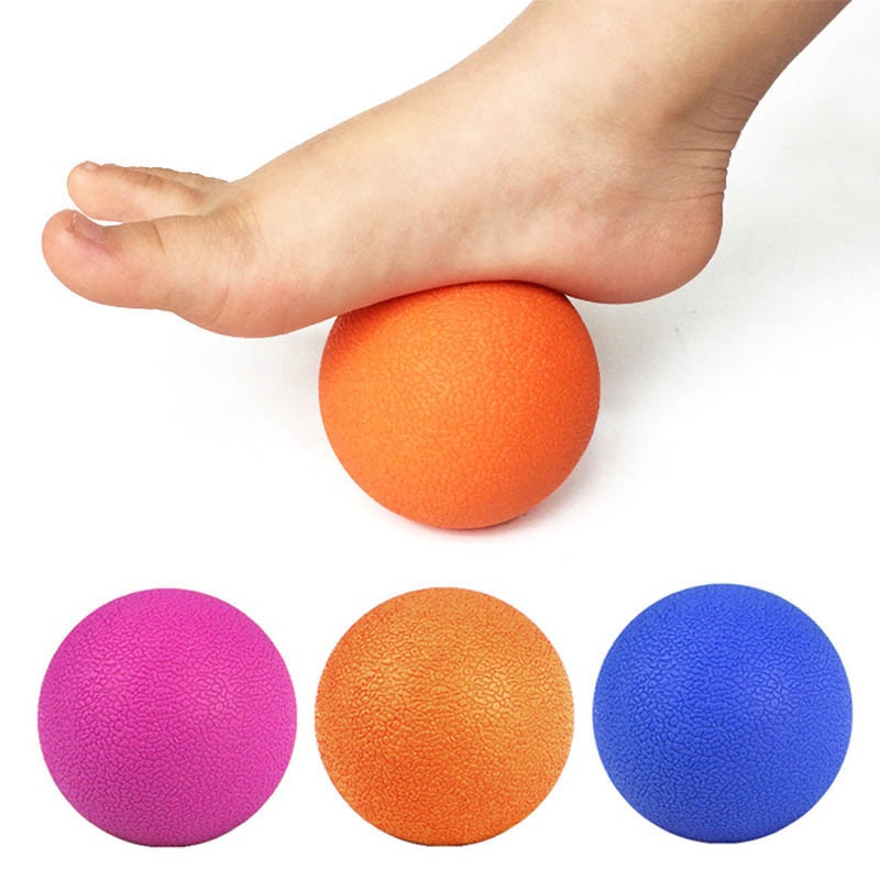 Lacrosse Massage Ball Sport Yoga Gym Balls TPE Mobility Trigger Point Body Pilates Fitness Training Neck Pain Muscle Release