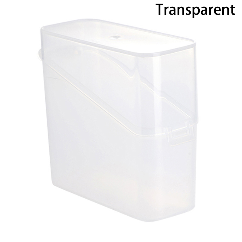 Osthållare lufttät matförvaringsbehållare med lock stor kapacitet skivor osthållare kylskåp doft transparent organizer: Ljusgrön