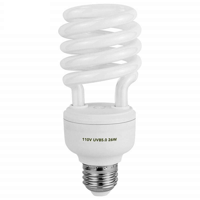 26W Reptile Lizard UVB Bulb 5.0/10.0 Ultraviolet Light Fluorescent Terrarium Lamp Bulbs Calcium Supply Energy-Saving Lights