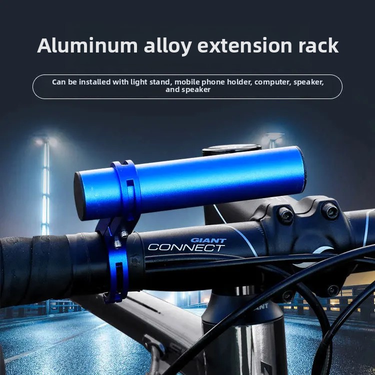 Multifunktionale Fahrrad Lenker Verlängerung Rack Lampe Taschenlampe Halter Radfahren Ausrüstung Fahrrad Licht Handheld Taschenlampe Halterung