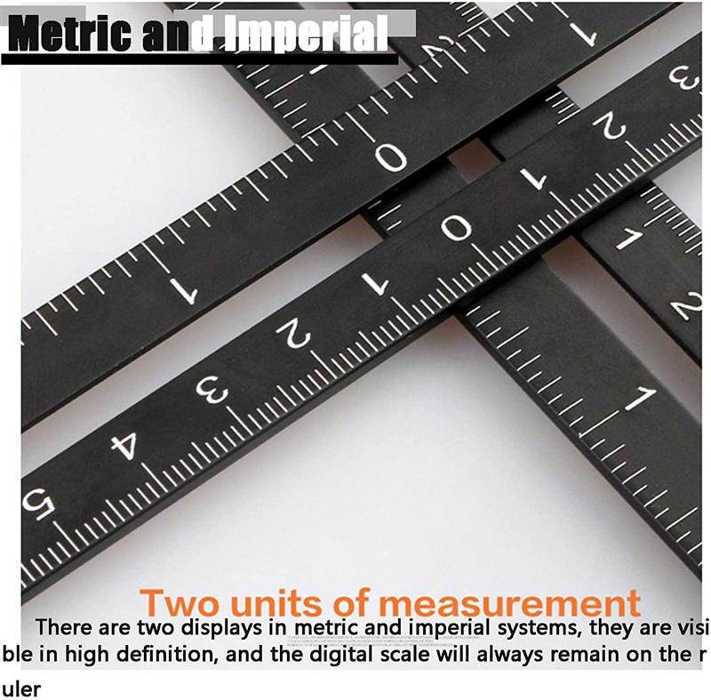 12-Fold Tile Hole Locator Adjustable Tool Masonry Glass Fixed Angle Measuring Ruler Universal Angular Measurement Tool