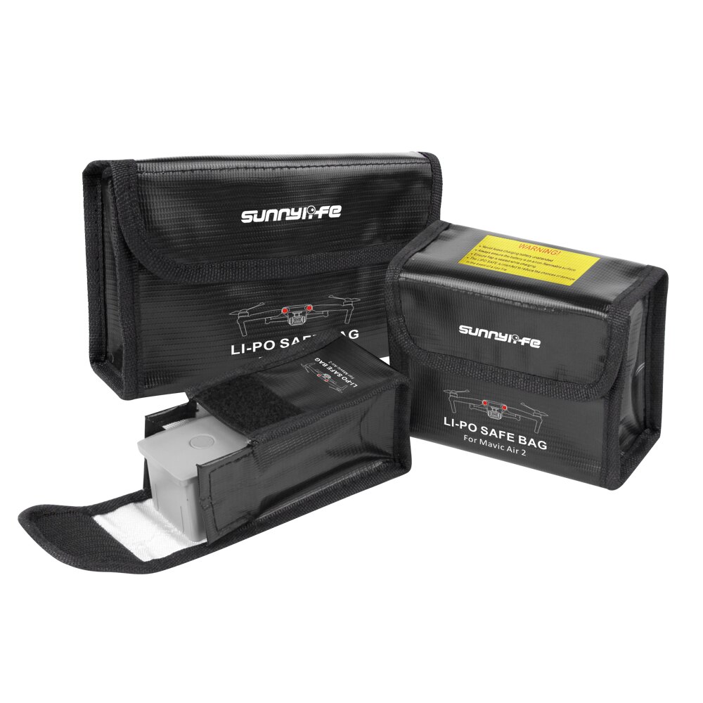 Lipo Safe Bag Explosieveilige Beschermende Batterij Opbergtas Voor Dji Mavic Air 2 Drone Accessoires