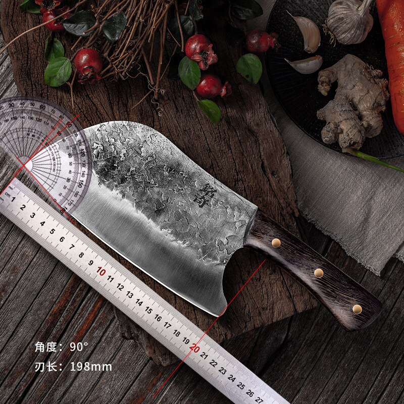 Stainless Steel Handmade Forged Kitchen Knives Meat Cleaver Vegetable Chopper Kitchen Chopping Knife Cutter