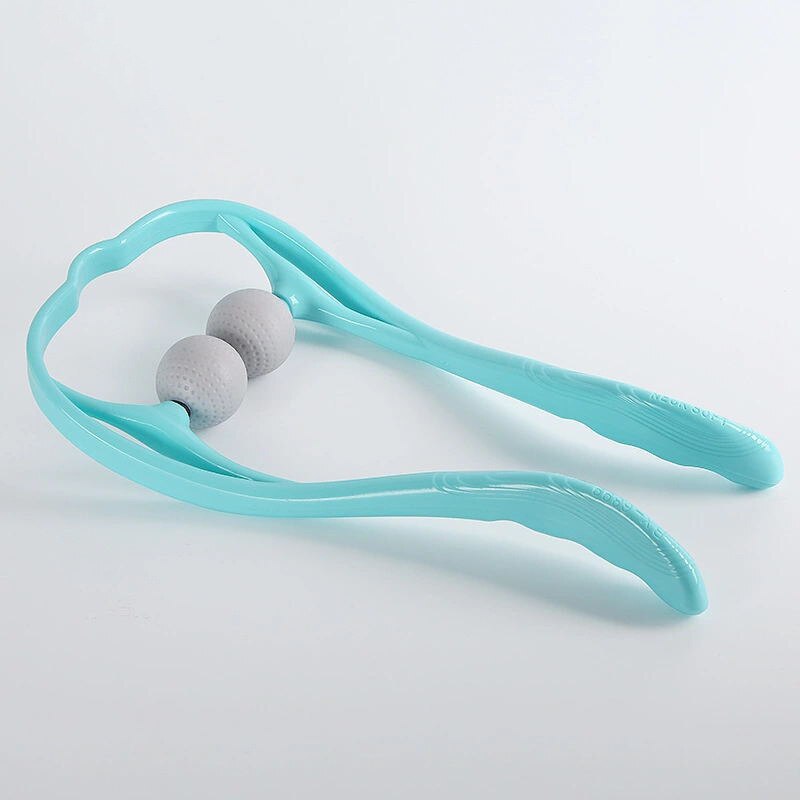 Plastic Pressure Point Therapy Neck Massageador Neck Massager for Neck Shoulder Trigger Point: Blue