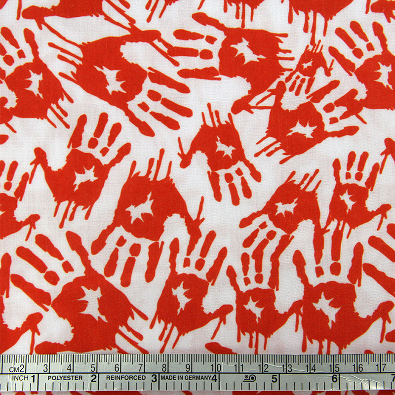 50*140cm stof patriotisk halloween kranium påskeæg polyester bomuldsvæv kid sengetøj hjemme tekstil til syning dukkekjole ,c473: 1042993001