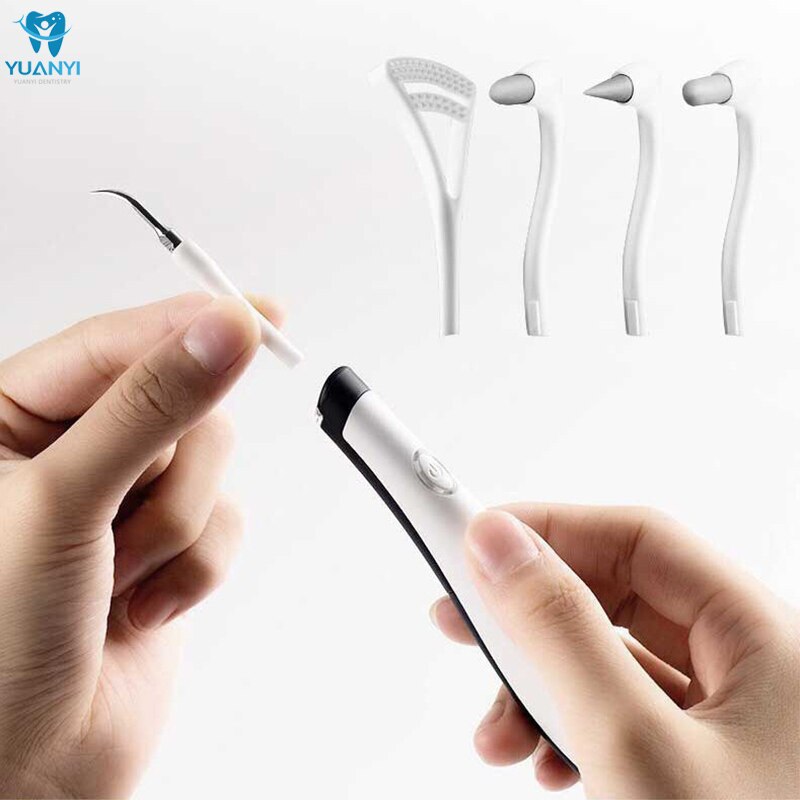 Scaler sonico Ultra sonico sbiancamento dei denti tartaro rimuovi detergente per denti rimozione del calcolo dei denti detergente macchie di denti strumento tartaro