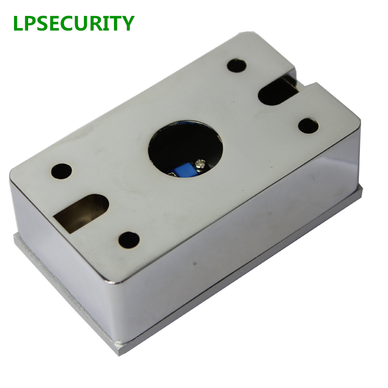 LPSECURITY with basement exposed mounting door gate lock exit push button switch door release metal alunimum COM NO 86*50*33