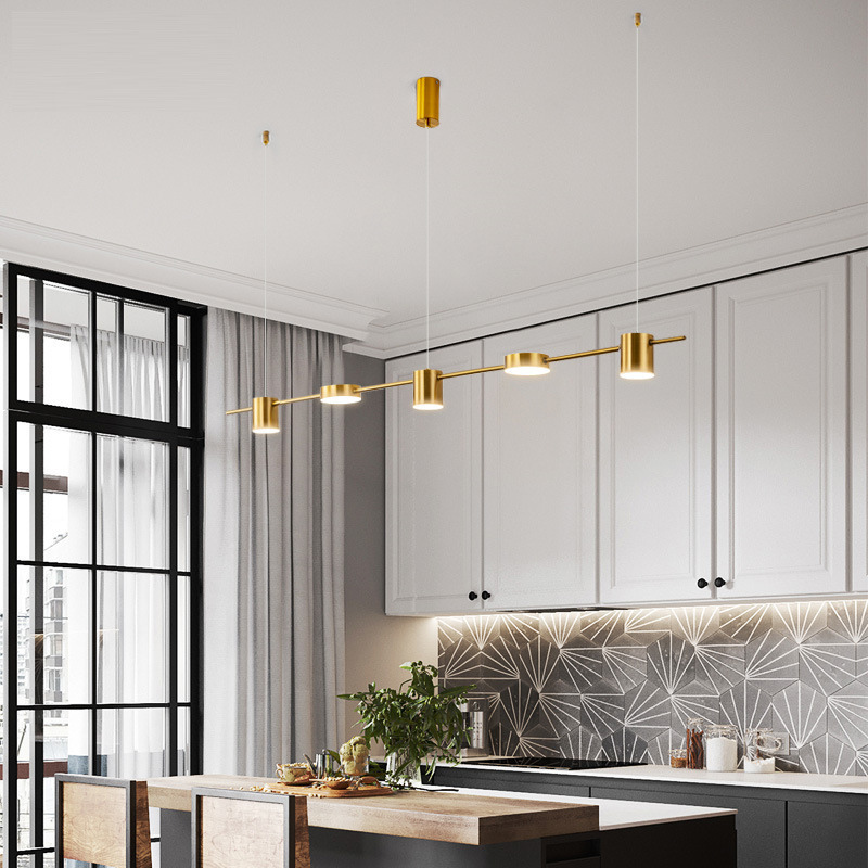 Moderne minimalistiske pendellampe, hængelampe, luksuslysekrone, belysningsarmatur til bar, spisestue, bord