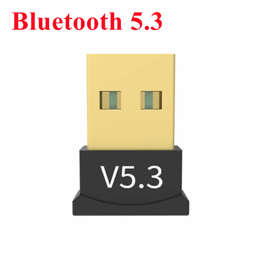 USB Bluetooth 5.3 adattatore trasmettitore ricevitore Bluetooth V5.1 Audio Bluetooth Dongle adattatore USB Wireless per PC Laptop Computer: Brown