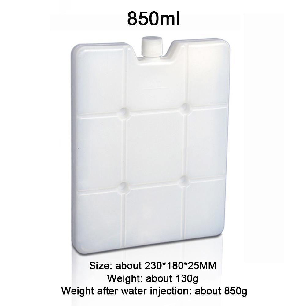 600-1800ml Gel Freezer Reusable Ice Blocks Cooler Water Injection Bag Picnic Travel Lunch Box Fresh Food Storage: Blue