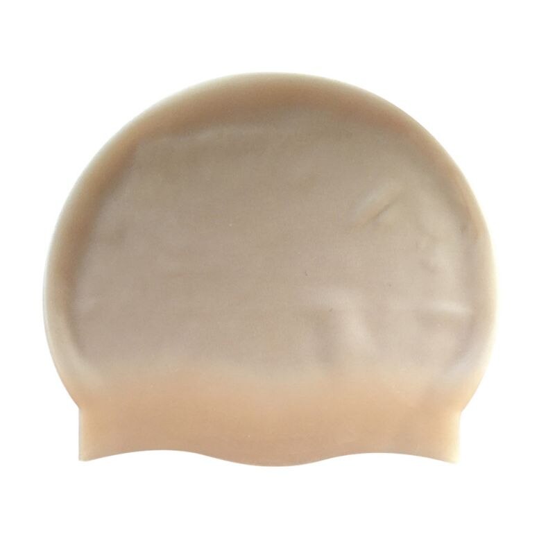 Best! Men's Women's Waterproof Silicone Swimming Caps Sports Swimming Pool Protection Ears Adult Children Long Hair Cap Children: VC0469J