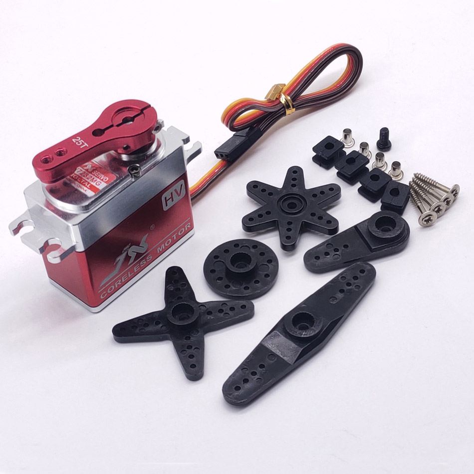 JX HV7232MG 32kg large torque water proof metal gear standard digital CORELESS servo high speed servo robot arm/rc car/airplane: PURPLE