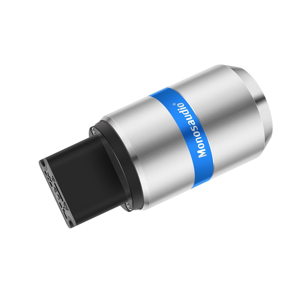 Monosaudio F126 C19 Puur Koperen Iec Vrouwelijke Connector Plug 20A Ac Voeding Iec Connector Plug Voor 8Mm Supply Kabel draad