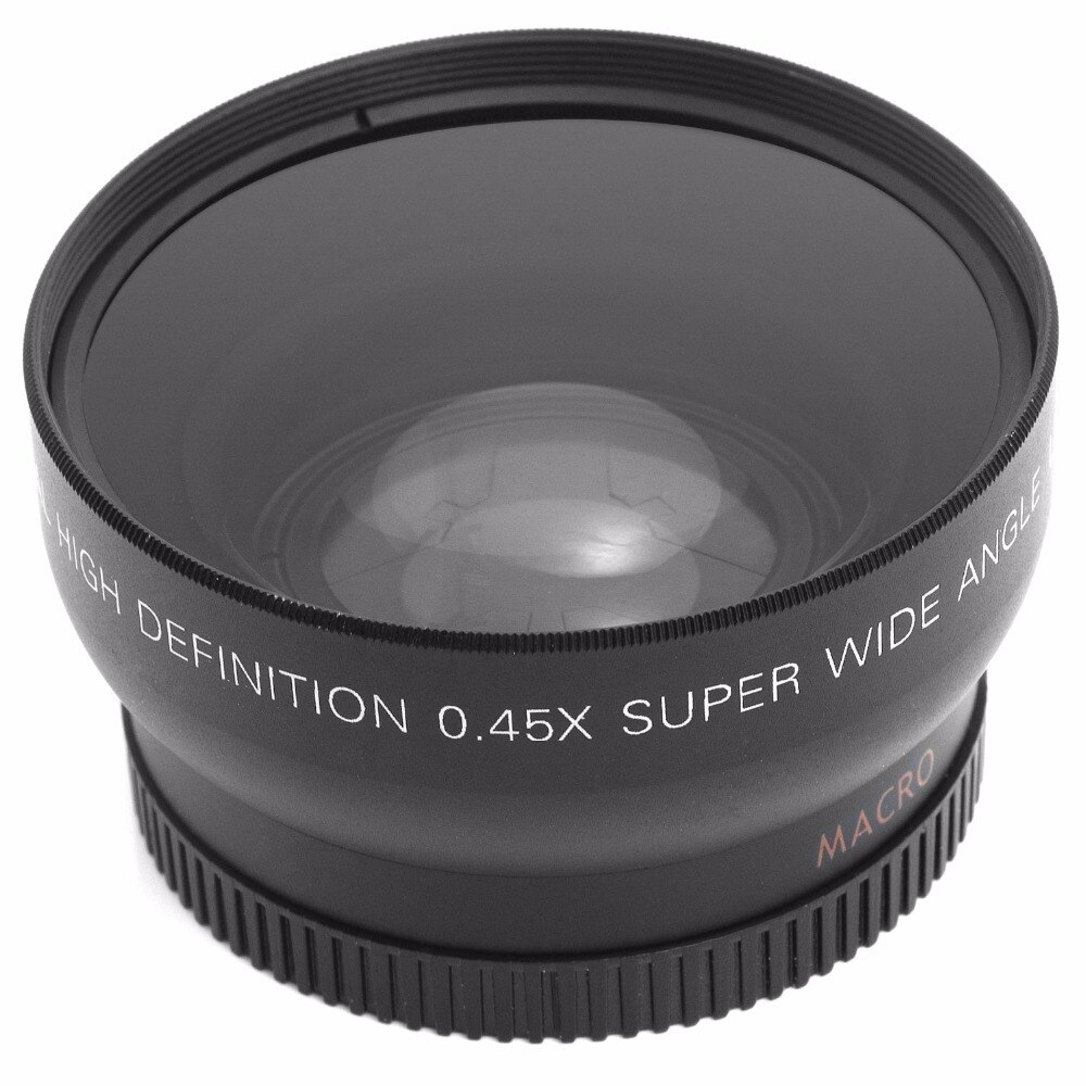 Ryh 52Mm 0.45x Groothoek Lens + Macro Lens Voor Nikon Dslr Camera 'S Met 52Mm Uv Lens Filter draad