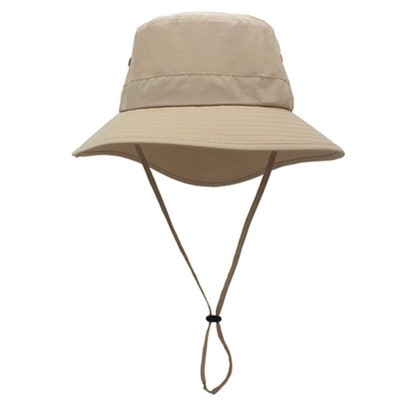 Fishing Hat and Safari Cap with Sun Protection Premium UPF 50 Hats for Men and Women: KH
