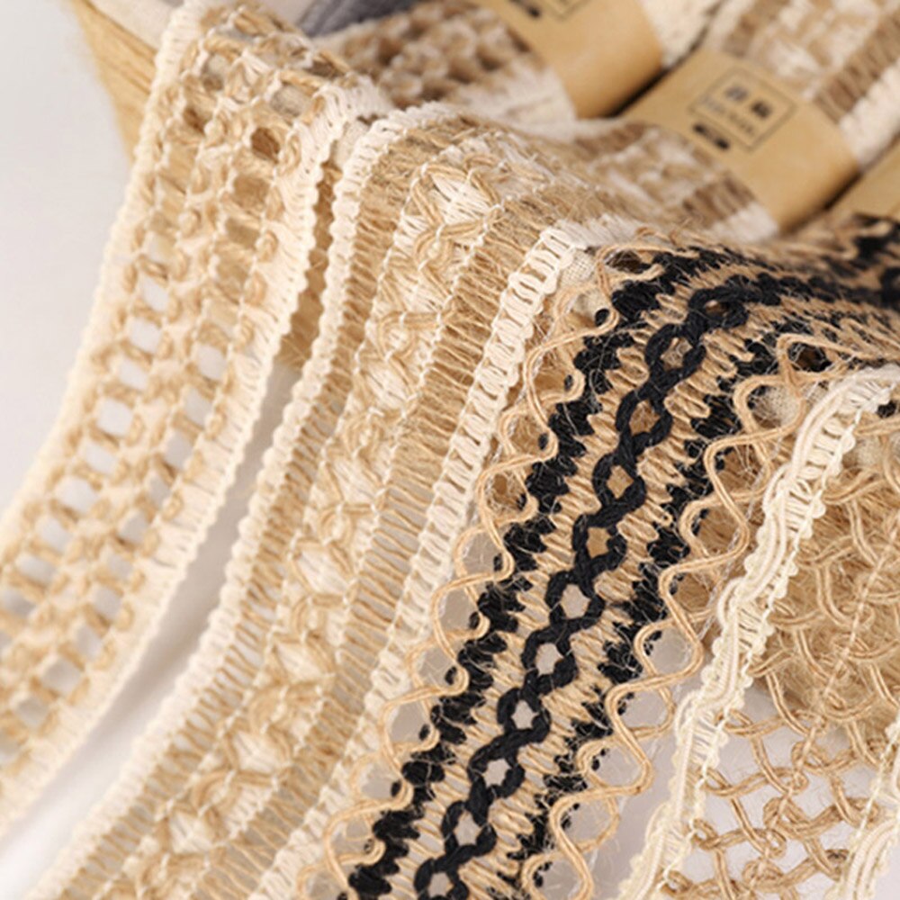 2 meter/rol natuurlijke kleur feest knutselen bruiloft lint inpaklint jute diy festival benodigdheden festival decoratie