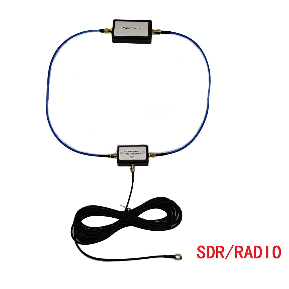 250mW YouLoop Magnetische Antenne Tragbare passiv Magnetismus Schleife Antenne mit Niedrigem Verlust Breitband BALUN für HF VHF