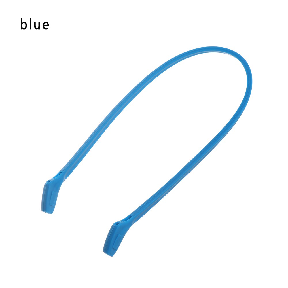1PC Silikon Brillen Schlüsselband Gläser Kette Sonnenbrillen Band Sport Band Kabel Halfter Für freundlicher Erwachsene Auge Zubehör: A-45cm Blau