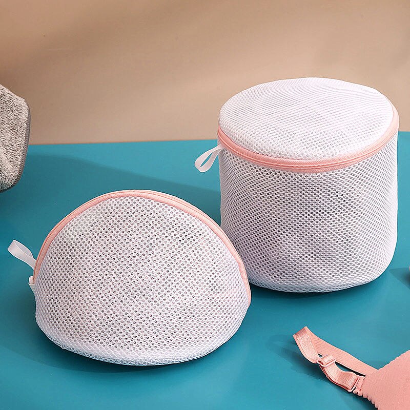 Bolsas de lavandería para lavadora, organizador de ropa interior portátil de viaje, bolsa de almacenamiento de sujetadores, Bolsa de lavado de malla de poliéster, producto de lavandería para el hogar