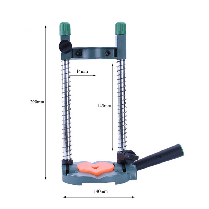 Soporte de taladro multifunción, soporte de taladro de ángulo ajustable para carpintería, estante de soporte en existencia