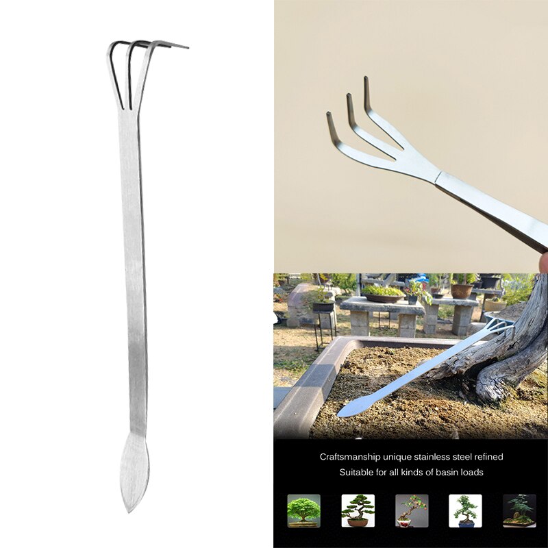 Garden Tool Hand Rake Soil Scarifier 2 In 1 With E... – Grandado