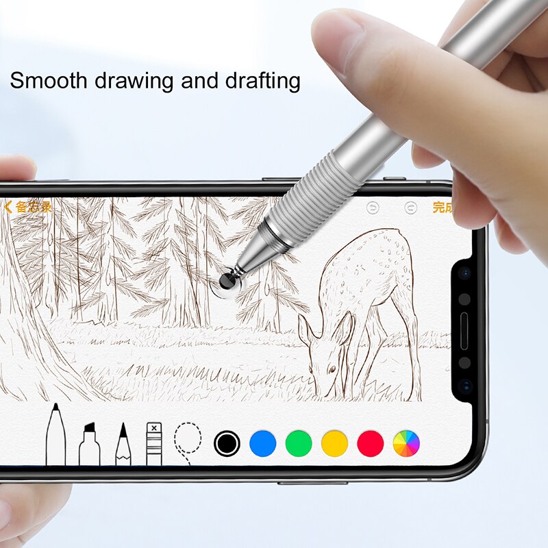 Baseus Tekening Stylus Pen Voor Apple Iphone Ipad Pro Double Behulp Capacitieve Touch Pen Voor Smartphone Tablet Samsung Hand Stylus