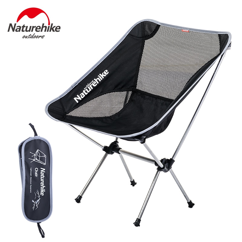 Naturehike Camping Chair Low Back Aluminum Lightweight Chair Foldable Picnic Fishing Beach Chair Tourist Chair Folding Chair