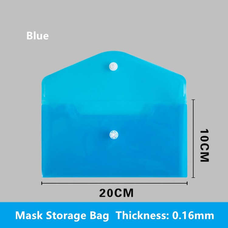 1/3/5pcs Portable Mask Save Storage Box Disposable Mask Child Storage Clip Container Mask Case Dust-proof Storage Organizer: 5pcs B