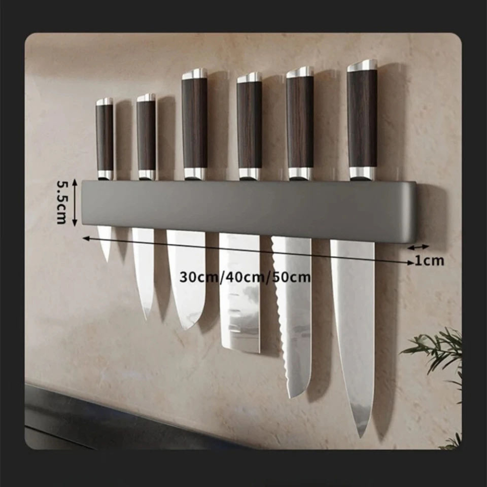 Nicht rostendes Messer Regal, Küchenmesser Regal, multifunktion Ales Messer Regal, Küchen zubehör, Organizer-verwöhnen, grau