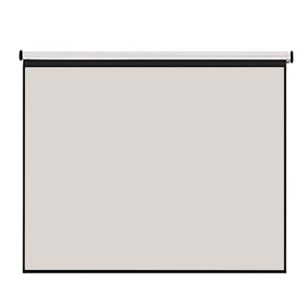 60 72 84 100Inch 4:3 Wandmontage Matte Grijze Stof Fiber Glas Pull Down Hd Screen Canvas Led Projector scherm Voor Home Theater